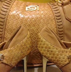 BeBe Purse and Suede all man-made shoes by Circle